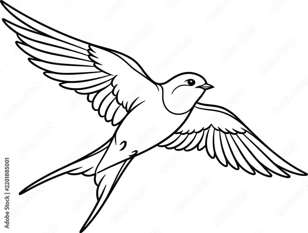 Obraz premium vector illustration of an eagle