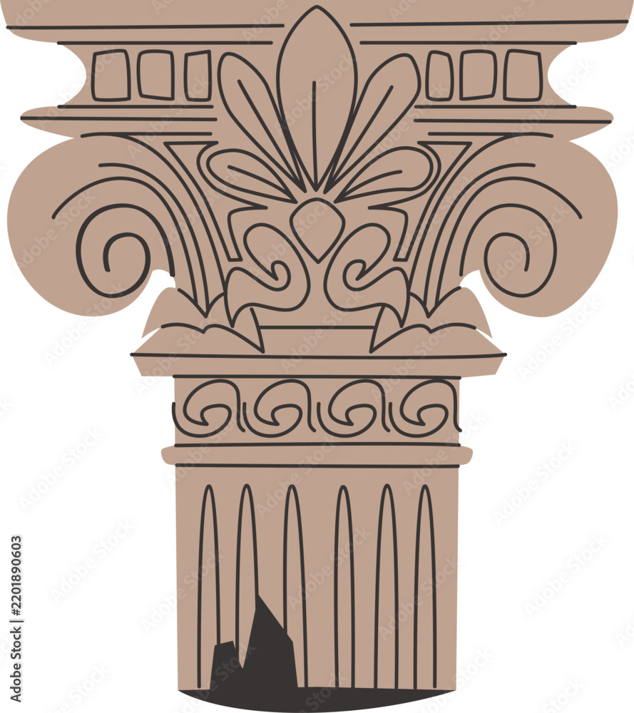 Obraz premium Column Capital