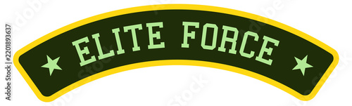 Quadro su tela Elite force badge. Military tag. Army patch