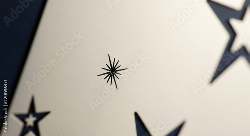 Elegant Star Pattern Design With Subtle Texture