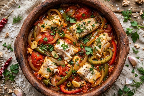 Shakshuka Falahi Style with Fish