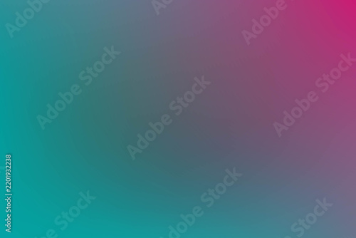 Abstract smooth gradient background featuring teal and magenta pink color