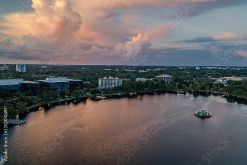 lake eola, orlando, florida