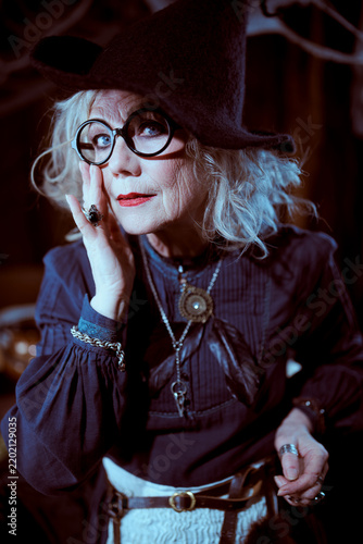 Fotografie Eccentric Witch Portrait