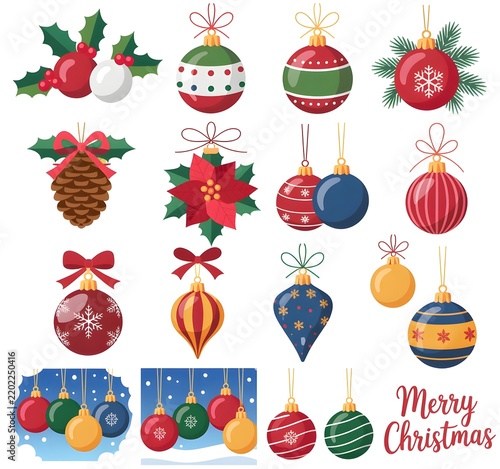 christmas and new year elements