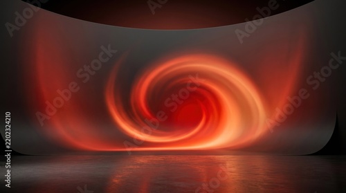 abstract red background with smoke