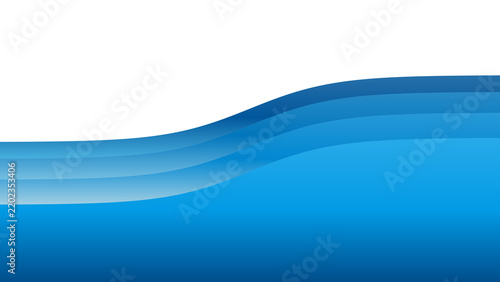 Online Learning Education Gradient Frame with Growing Sine Wave Increasing Top, Solid Color Layered Bands, Education-Themed Palette, Transparent