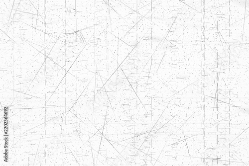 Distressed white photocopy texture with scratches and grain overlay