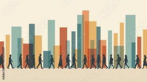 A conceptual illustration of how demographic shifts influence investment opportunities.