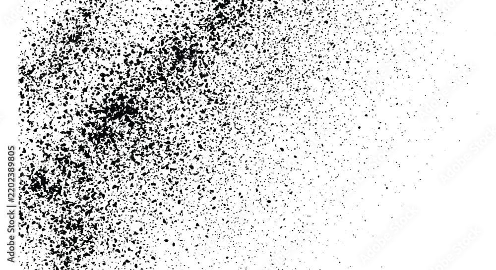 Obraz premium Granular texture with scattered particles on a white background