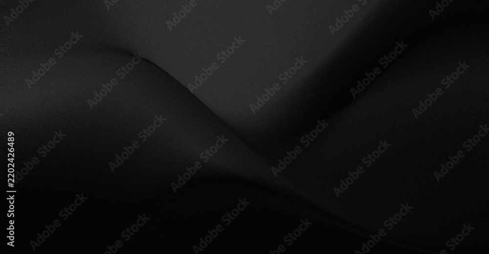 Fototapeta premium Dark Abstract Silhouette Flowing Wave Black Gradient Background. perfect for luxury branding, fashion, cosmetics, corporate presentations, technology, advertising, packaging, wallpapers, and backdrops