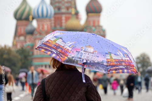 Photography Autumn rain in Moscow