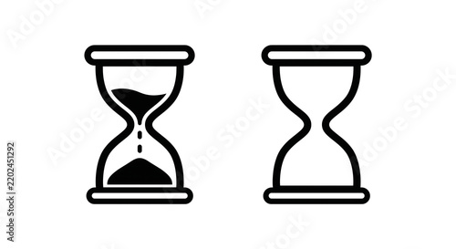 hourglass vector illustration png . Sand watch icon set. Hourglass symbol. vector illustration eps file. Concept of sand watch.
