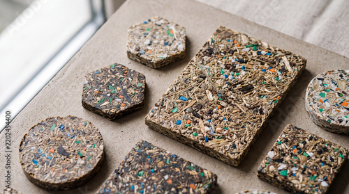 Ocean wastage plastic recycling to bricks.