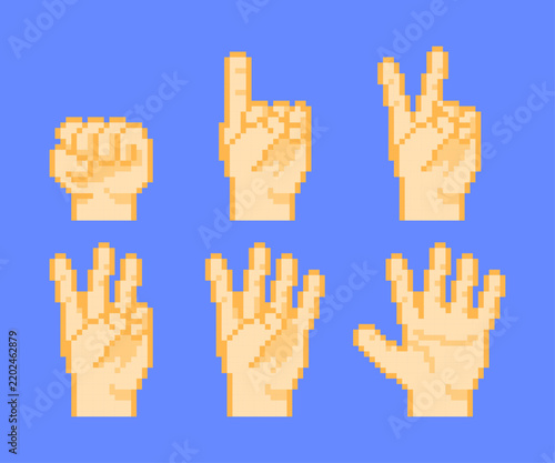 26_07-Pixel hand cursor icons set_01.eps