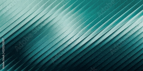 Abstract teal and turquoise wavy lines create a mesmerizing, modern design with a sense of depth and flow.