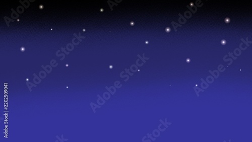 Dark blue sky with stars