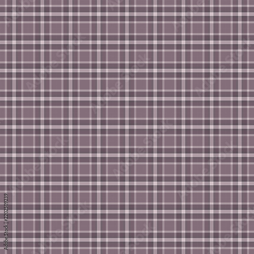 Seamless muted purple and grey tartan plaid pattern