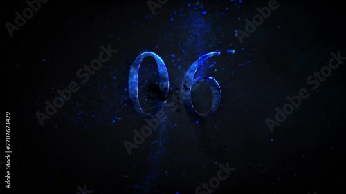 Blue Lava Countdown, Plasma Digitals Countdown