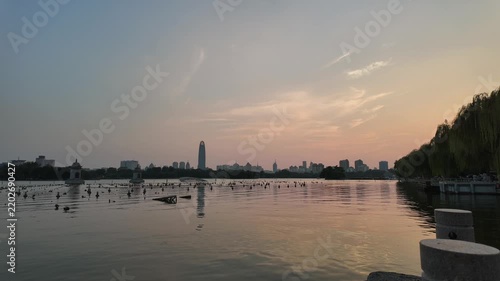 중국 칭다오 대명호