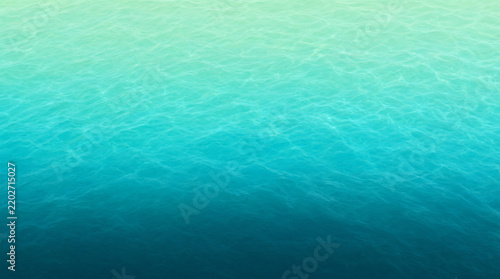 Фотография Gradient from deep ocean teal to bright turquoise to seafoam green, water inspir