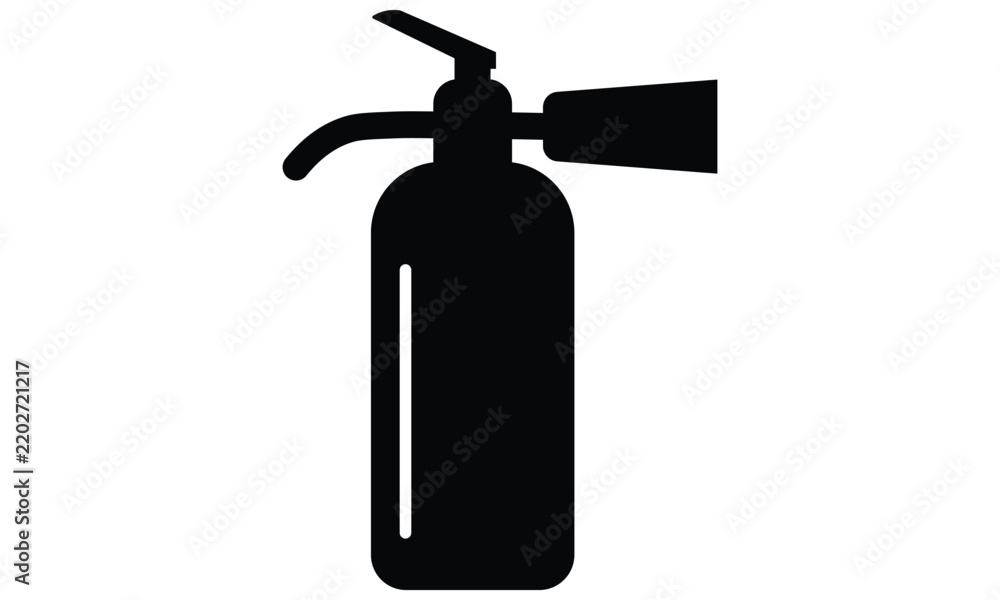 Obraz premium Fire Extinguisher Vector Icon