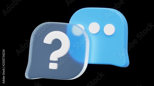 Customer Support Question Bubble Symbol