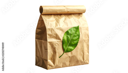 Isometric 3D Render of Kraft Paper Object Variant 5803 HOj