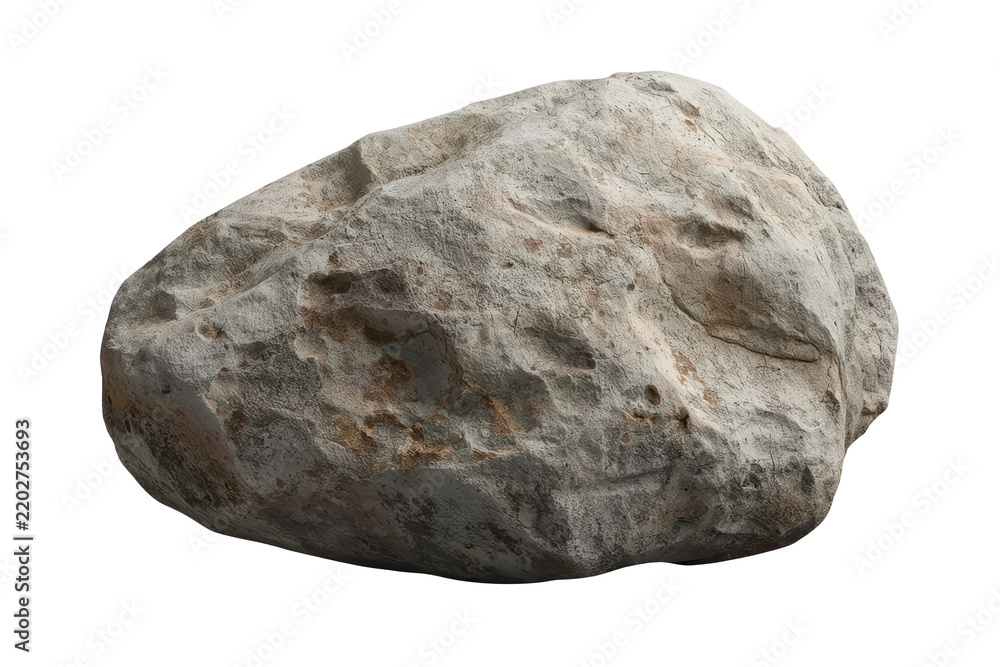 Fototapeta premium Clean natural rough gray stone rock