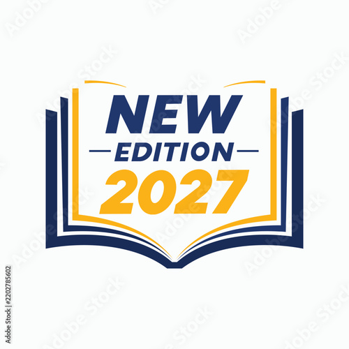 New Edition Tag Illustration, Price Label, and Badge Design Template