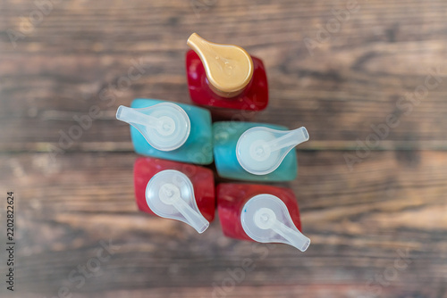 Bottles for skin care lotion and bodywash