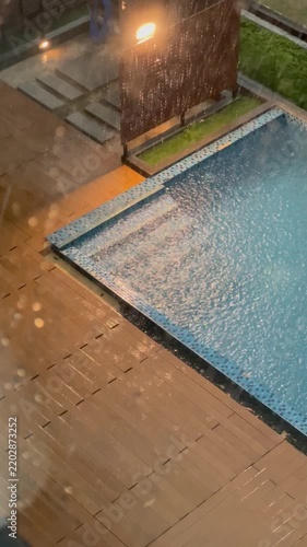 swimming pool in a hotel
