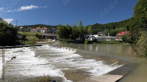 巾着田曼珠沙華公園の高麗川の流れ
