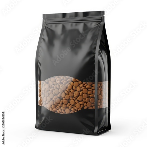 Bag of granola or cereal mix in resealable package