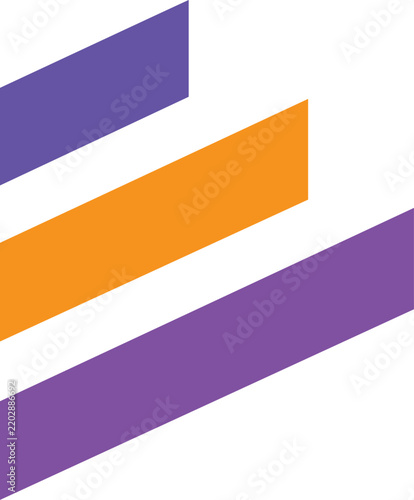 abstract e letter logo, colorful design