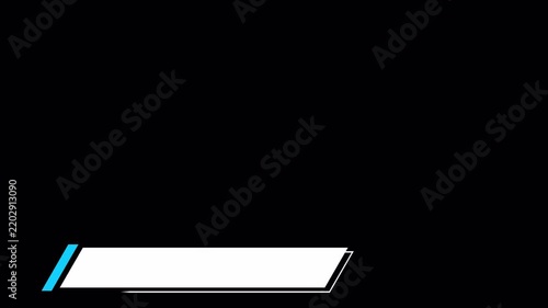 Lower Third Animation with Alpha Channel, Professional Lower Thirds Animation.