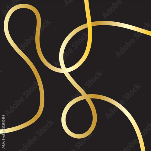 Colorful abstract line art patterns .collection of vibrant abstract line art illustrations featuring intertwined colorful loops, swirls, and curves on bright and dark backgrounds