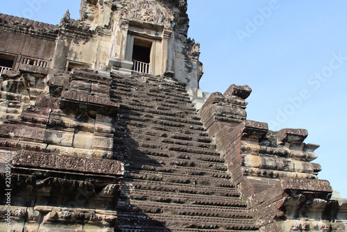 ruined hindu and buddhist khmer temple (angkor vat) in angkor in siem reap in cambodia 