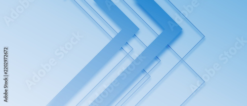 Abstract light blue background with layered arrow shapes