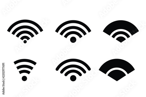 WiFi Signal Icon Collection