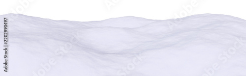 Soft winter snow terrain and snowfield foreground for Christmas holiday sale banner and seasonal product display.