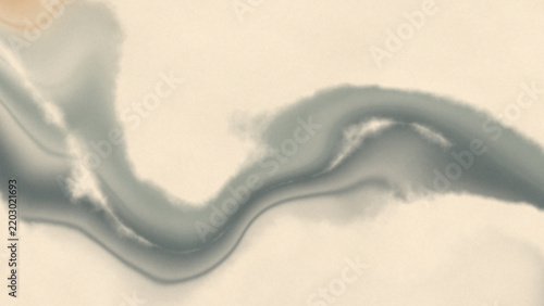 Abstract flowing shapes in muted tones