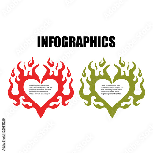 Ornamental Square Infographic Design Templates