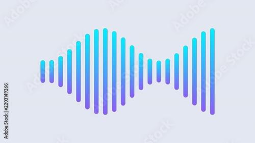 Abstract Sound Wave Visualizations in Vibrant Colors.