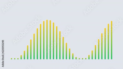 Colorful Sound Wave Visualization in Digital Format.