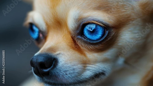 Adorable Eyes of Small Dog