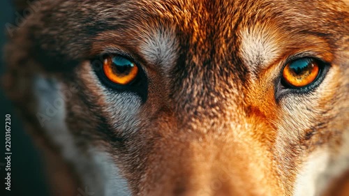 Wolf's Intensifying Eyes