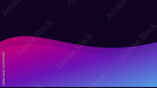 Abstract gradient wave background, with smooth motion, vibrant purple and, blue liquid flowing, curves for modern, digital and animation 4k
