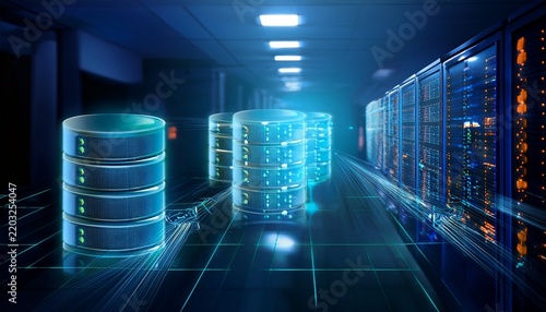 a visualization of data replication between primary and secondary databases ensuring data availability and redundancy