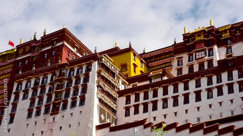 Potala Palace, old seat of government of the Dalai Llama, Lhasa, Tibet